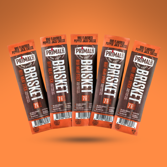BBQ Pepper Jack 1oz Brisket Meat Sticks