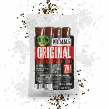 Original Grass-Fed Beef Brisket Meat Sticks 4oz Multipack