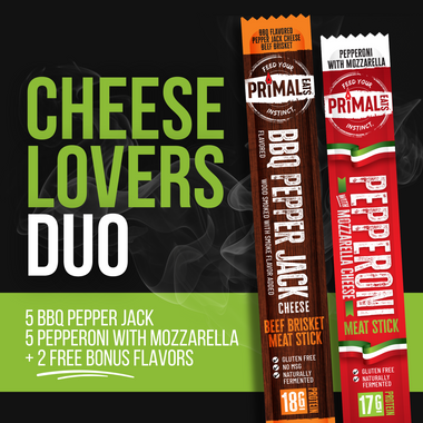 Cheese Lovers Duo + 2 FREE Sticks