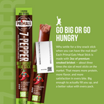7-Pepper 3oz Brisket Meat Sticks