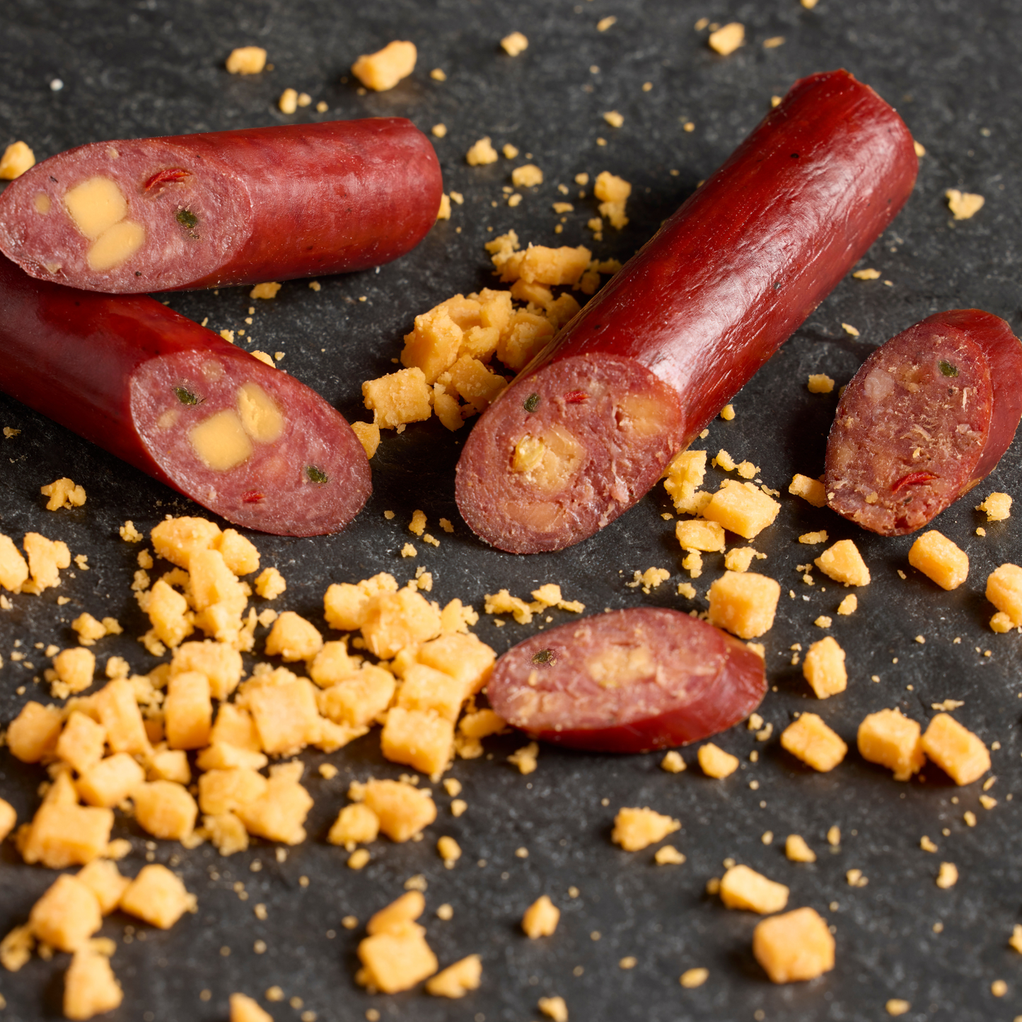 7-Pepper Cheddar 1oz Brisket Meat Sticks