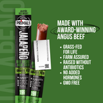 Jalapeño Grass-Fed 3oz Beef Brisket Meat Sticks