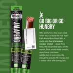 Jalapeño Grass-Fed 3oz Beef Brisket Meat Sticks
