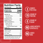 Original Grass-Fed 3oz Beef Brisket Meat Sticks