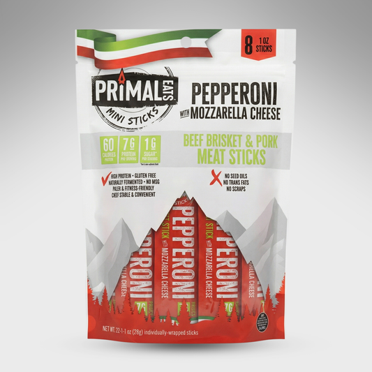 Pepperoni With Mozzarella 1oz Meat Sticks