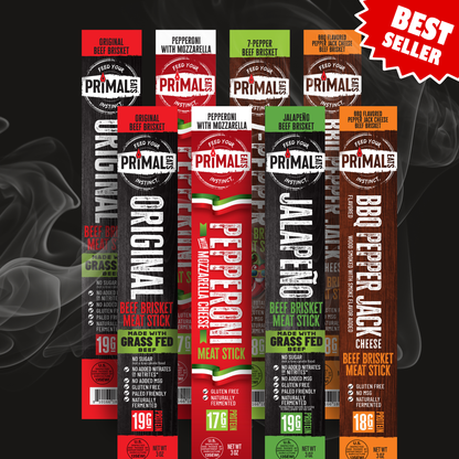 3oz Brisket Meat Stick Sample Pack (8 Count)