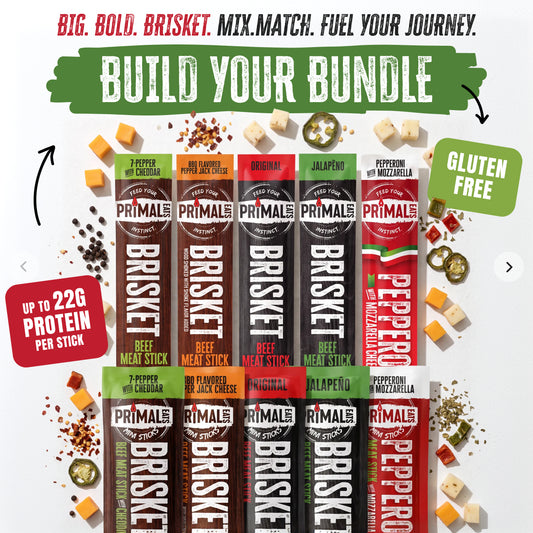 1oz/3oz Brisket Meat Stick Mix&Match Bundle