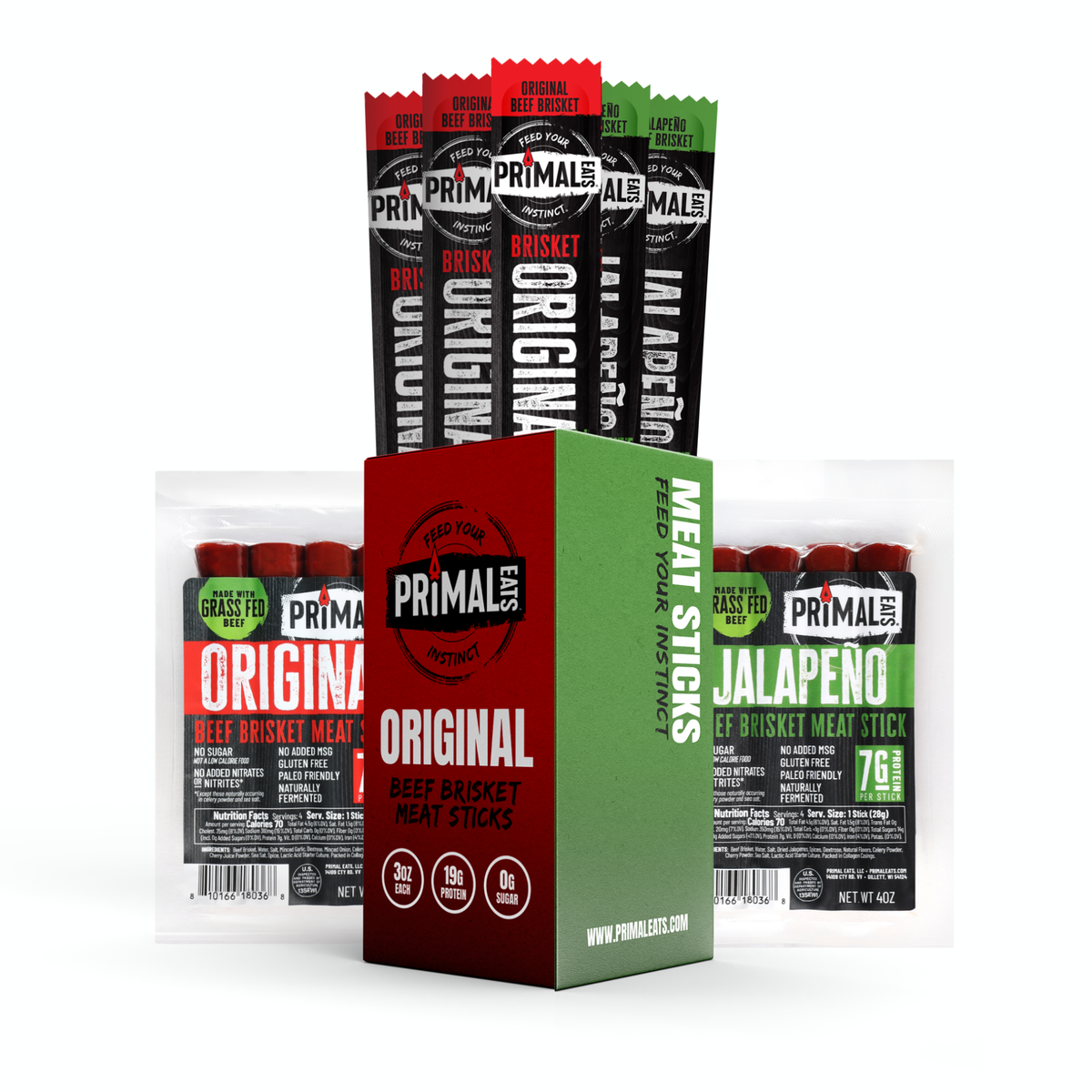 Grass-Fed Brisket Stick Bundles