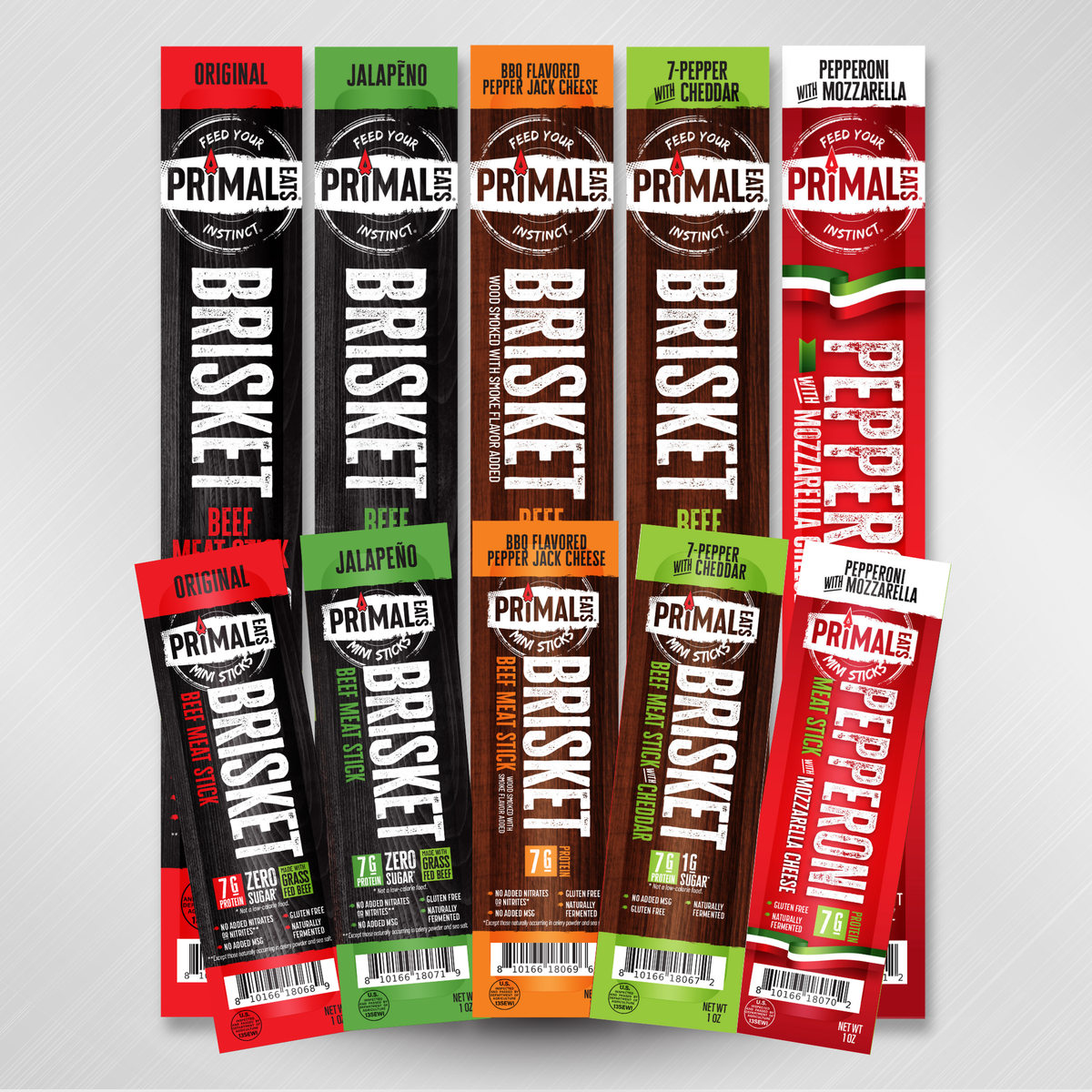 Primal Eats Brisket Meat Stick Starter Pack