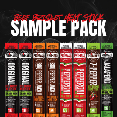 3oz Brisket Meat Stick Sample Pack (8 Count)