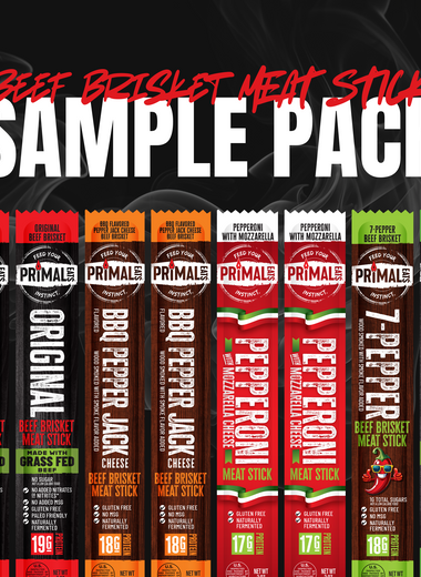 3oz Brisket Meat Stick Sample Pack (8 Count)