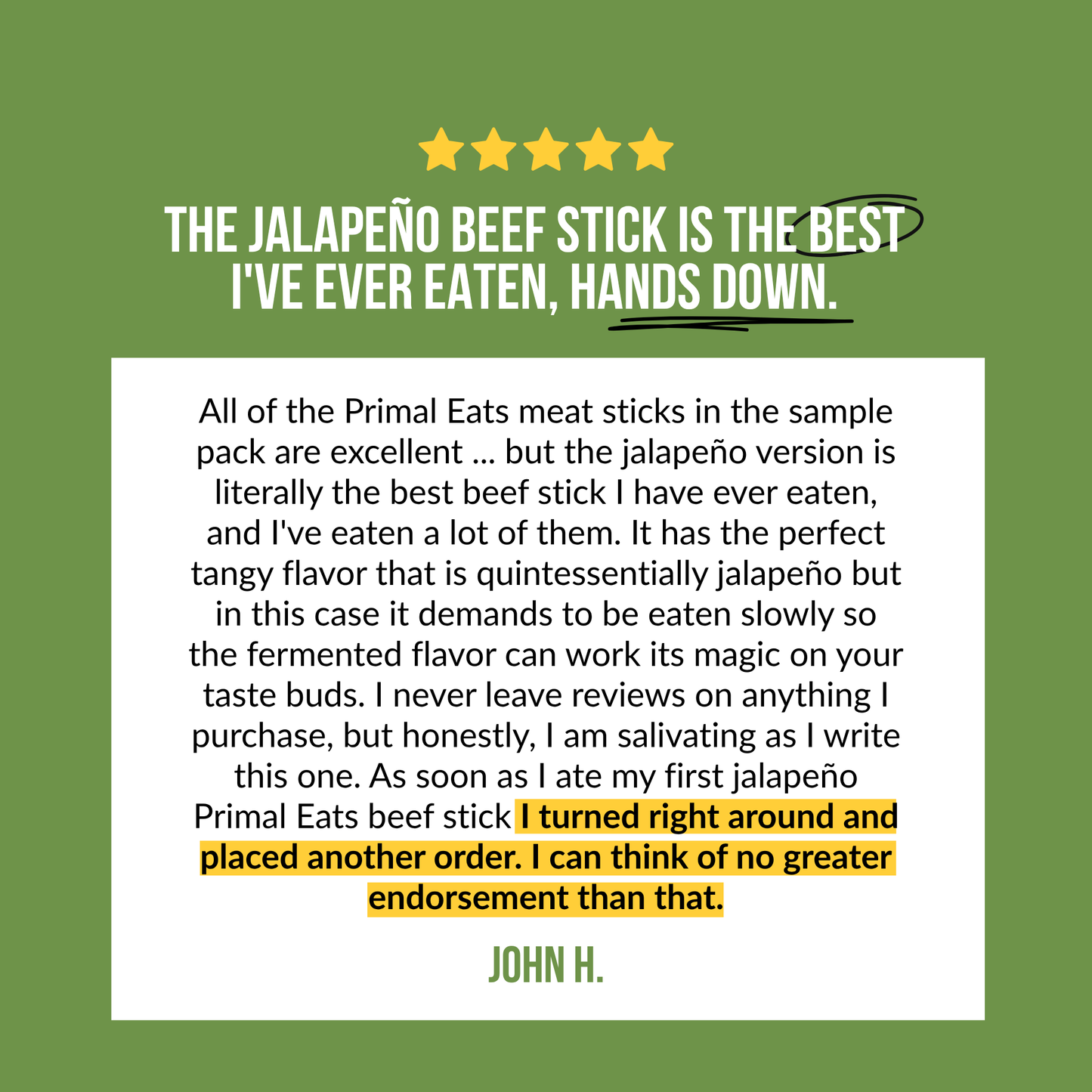 Jalapeño Grass-Fed Beef Brisket Meat Sticks 4oz Multipack