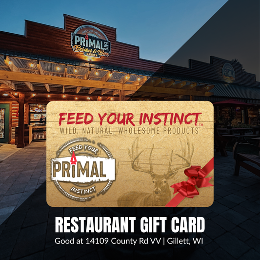 Primal Eats RESTAURANT Gift Card